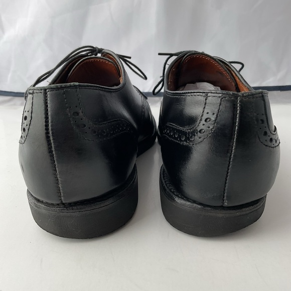 Allen Edmonds Benton 3408 Black Leather Wingtip Oxford Shoes Men’s Size 10.5 D main image 9